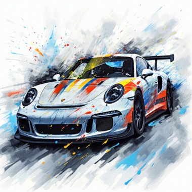 Porsche 911 Schilderij